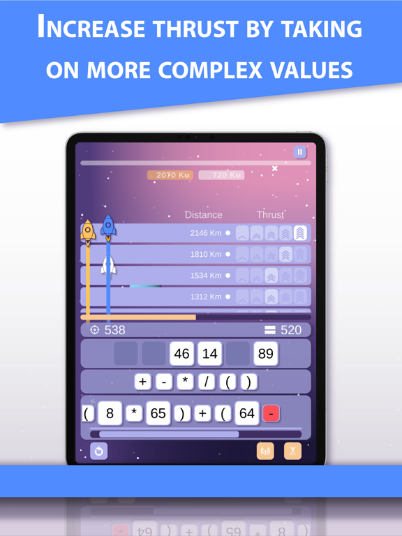 Screenshot #5 pour Rocket Arithmetic!