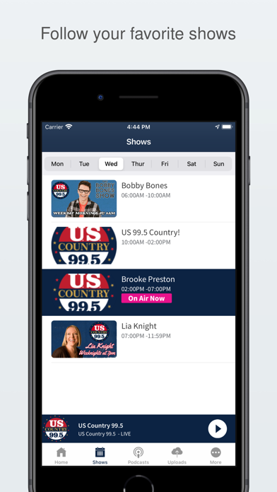 US Country 99.5 Screenshot