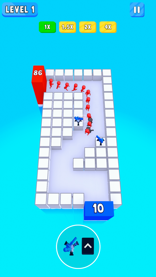 #4. Merge Defender 3D (iOS) 由: Dumbbell Games Yazilim Anonim Sirketi