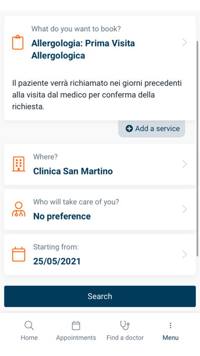 Screenshot #1 pour CSM Clinica San Martino