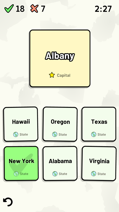 US States Quiz Screenshot