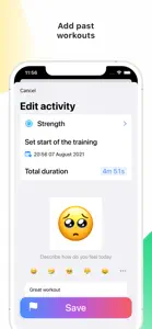 Plan-trainings and activities screenshot #5 for iPhone