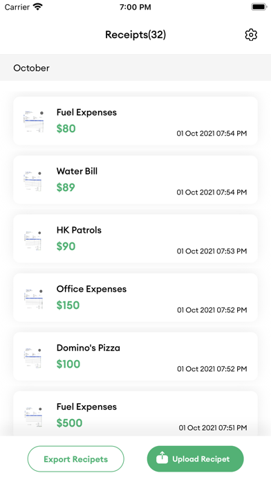 Business Bookkeeping Screenshot
