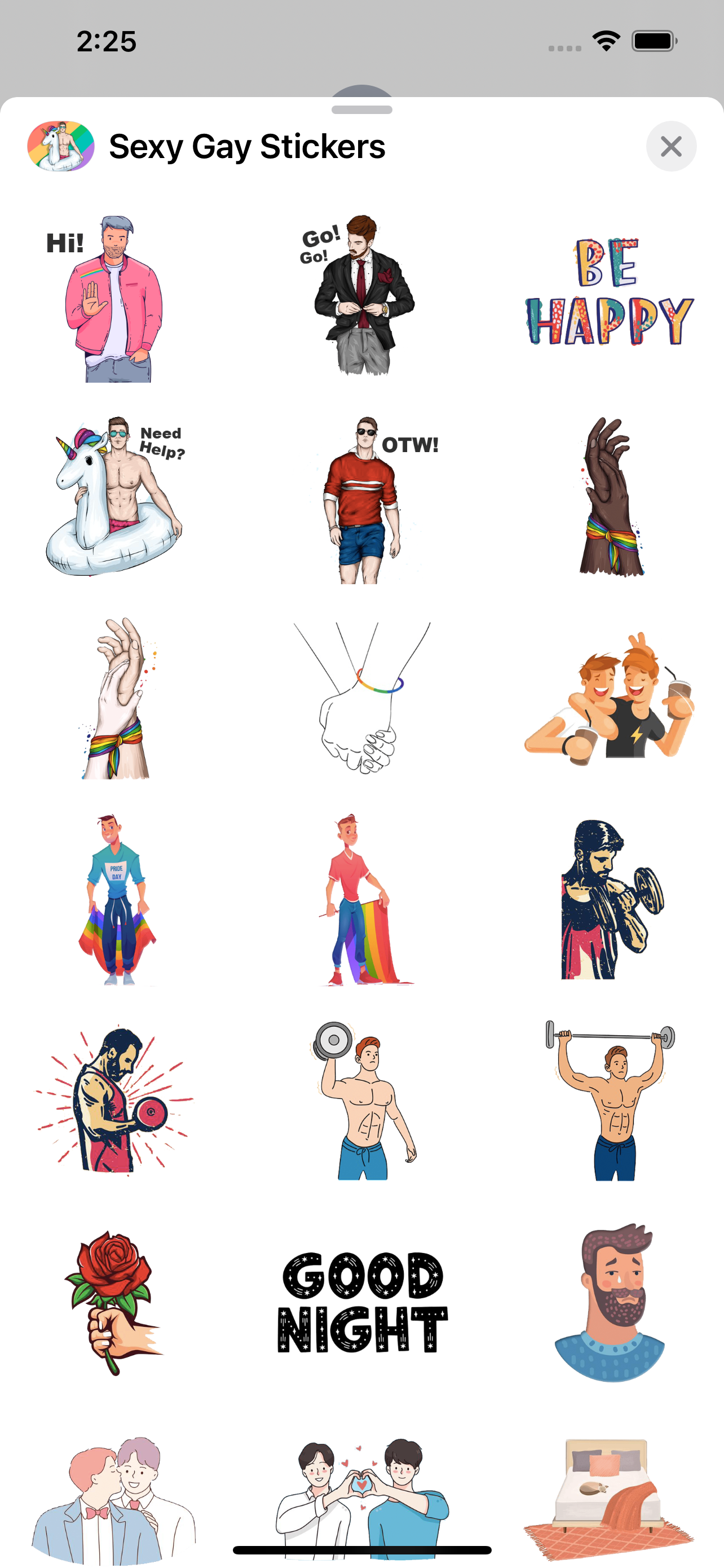 Sexy Gay Stickers