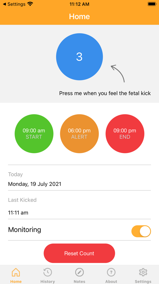 Fetal Kick Count - 1.1.2 - (iOS)