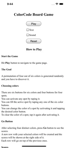 Game screenshot Color-Code Game hack