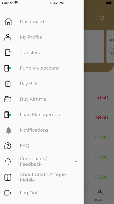 Credit Afrique Mobile Screenshot