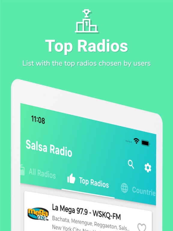 Salsa Radio - Salsa Music iPad screenshot 7 - Music app
