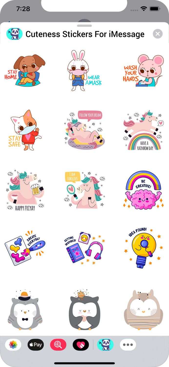 Cuteness Sticker For iMessage