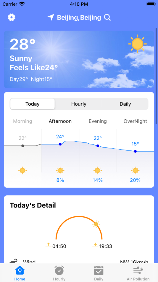 #1. Weather-Accurate Forecast App (iOS) Podle: 沛洲 陈