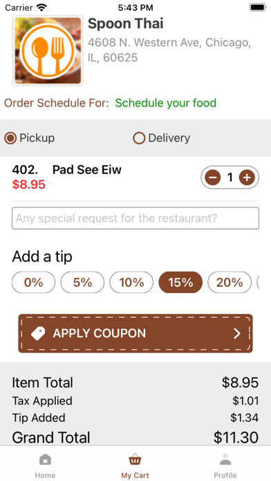 Spoon Thai Screenshot