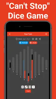 can't stop: dice game (basic) iphone screenshot 1