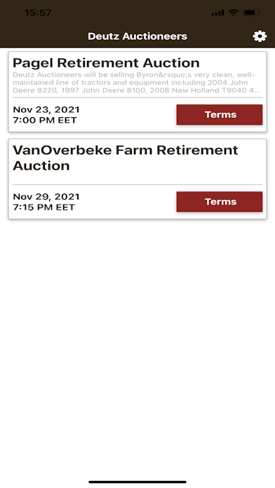 Screenshot #2 pour Deutz Auctions Live