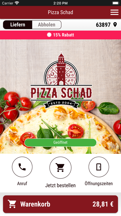 Pizza Schad Screenshot