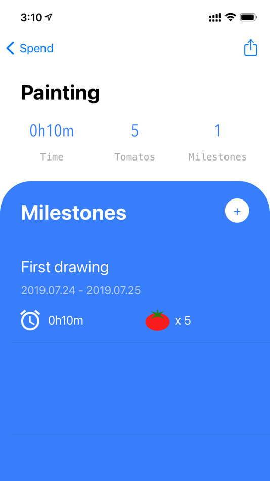 #3. Spend - Pomodoro Time Recorder (iOS) Podle: ScicoDream Network Technology Ltd