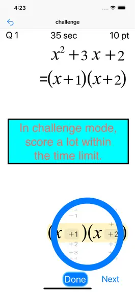 Game screenshot Factorization(Math Drills) hack