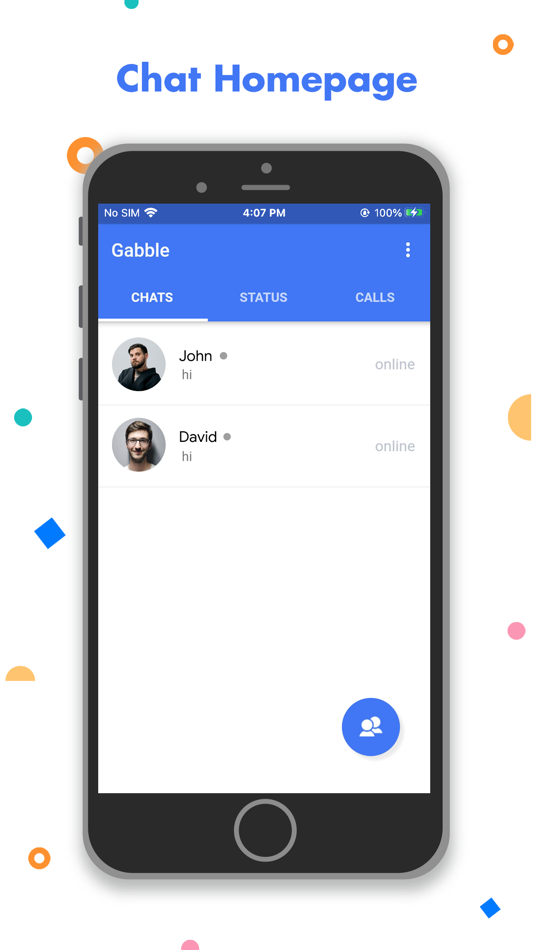 #2. Gabble-Chat & Video Calls (iOS) 由: Trioangle Minds Technologies Private Limited