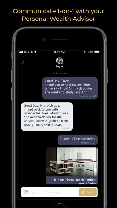 The Black App - Investors Screenshot