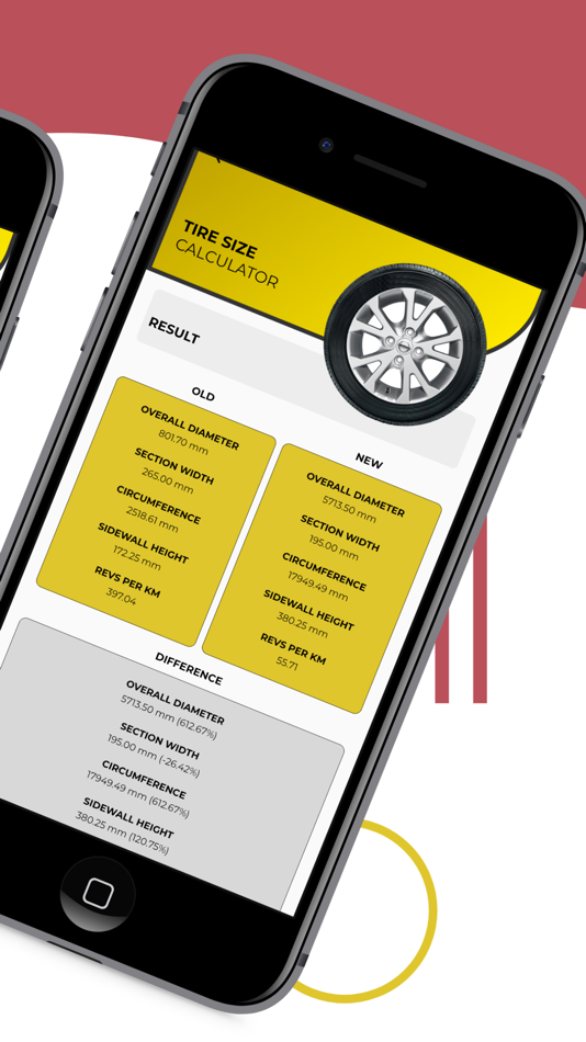 #3. Tire Size Calculator - Upsize (iOS) 由: Gorasiya Vishal Nanjibhai