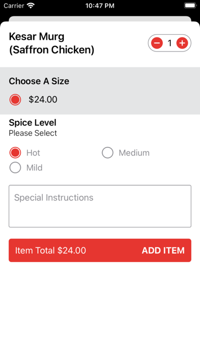 Spice of Life - Restaurant Screenshot