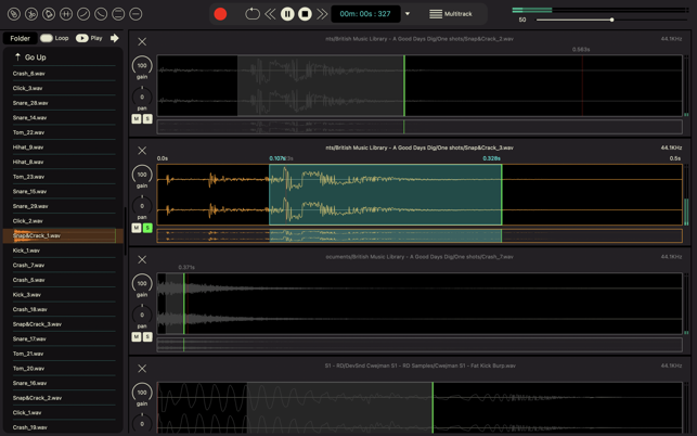 Wavebox Audio Editor Skärmdump