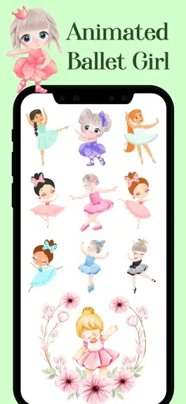 Game screenshot Animated Ballet Girl Stickers apk