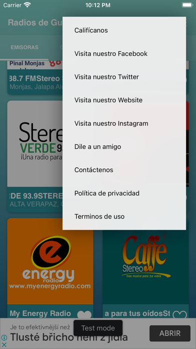 RadiosGT - Radios de Guatemala Screenshot