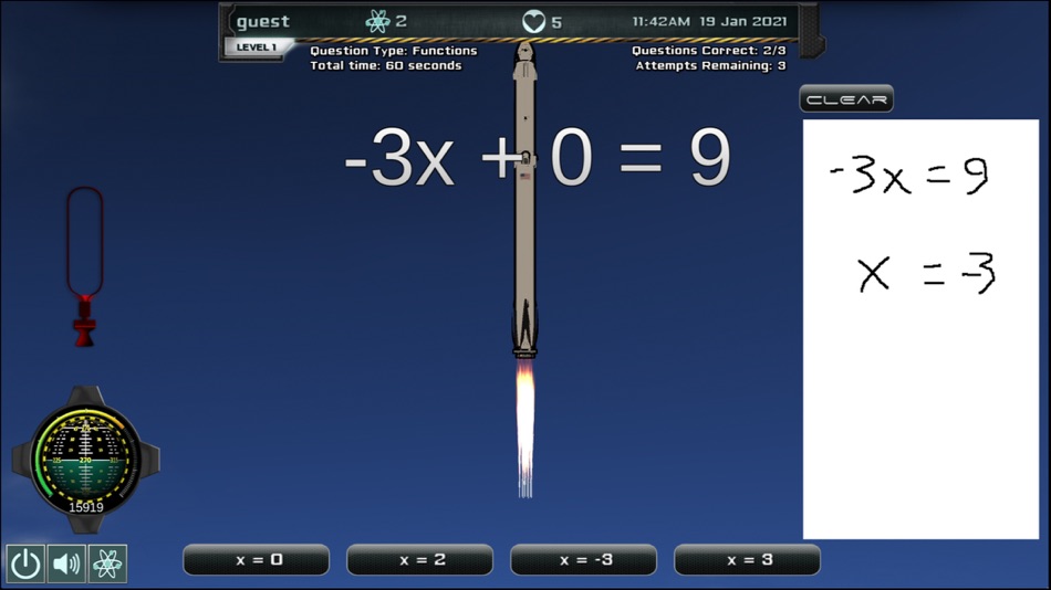 #2. Intergalactic Algebra (iOS) 由: Intergalactic Education LLC
