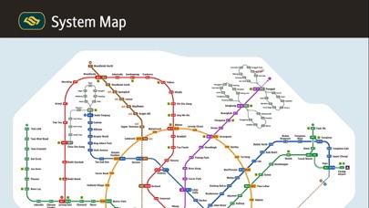 Screenshot #1 pour Carte MRT de Singapour 2022