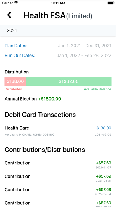 TaxSaver Plan Benefits Screenshot