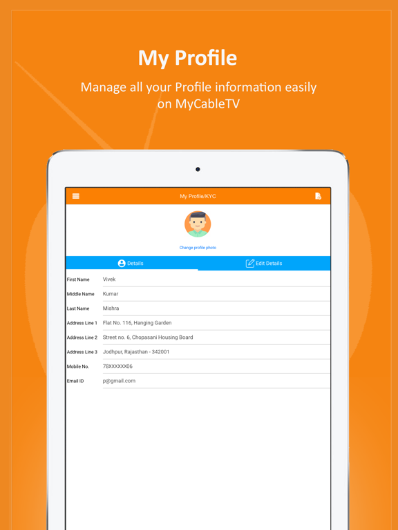 MyCableTV iPad screenshot 4 - Entertainment app
