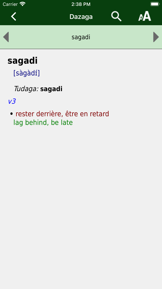 #8. Dazaga dictionary (iOS) 由: Mosko Hanadii-ĩ