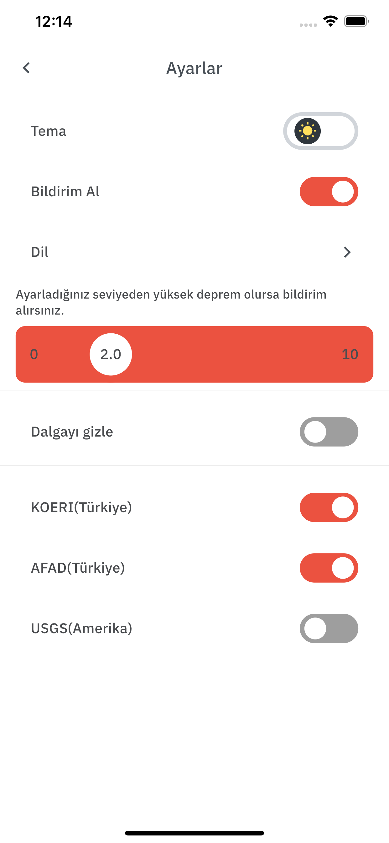 Son Depremler (Bildirimli)