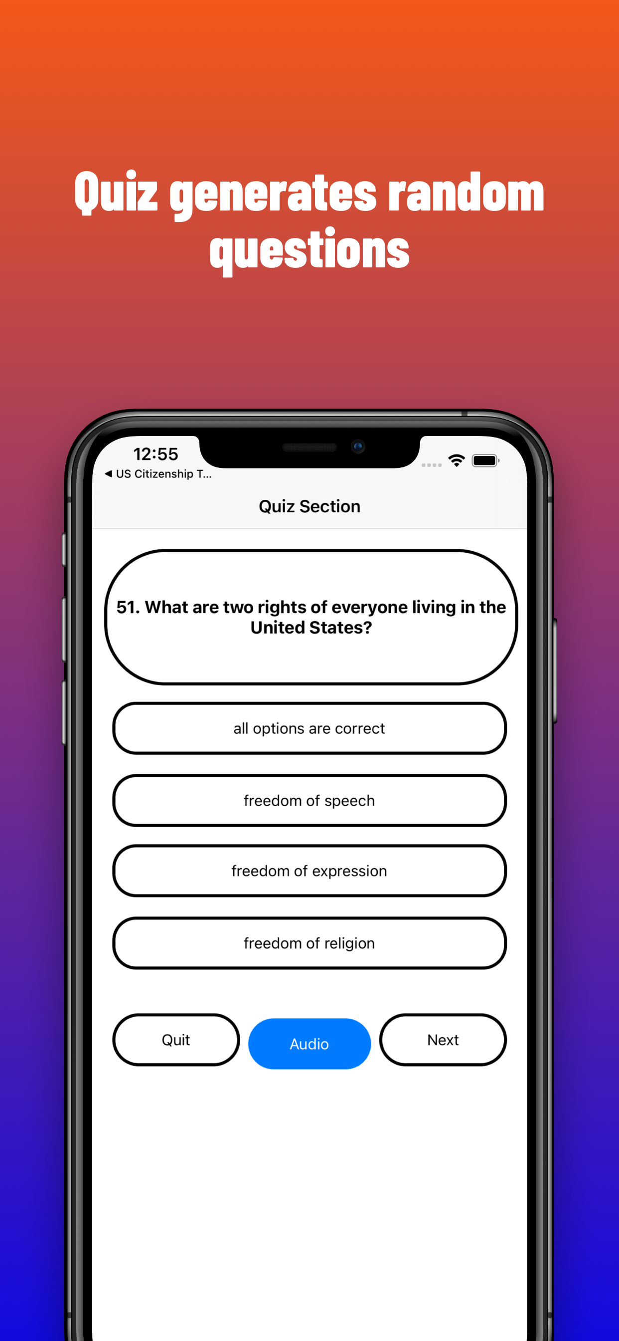 The US Civic Test