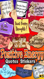positive energy quotes sticker iphone screenshot 1