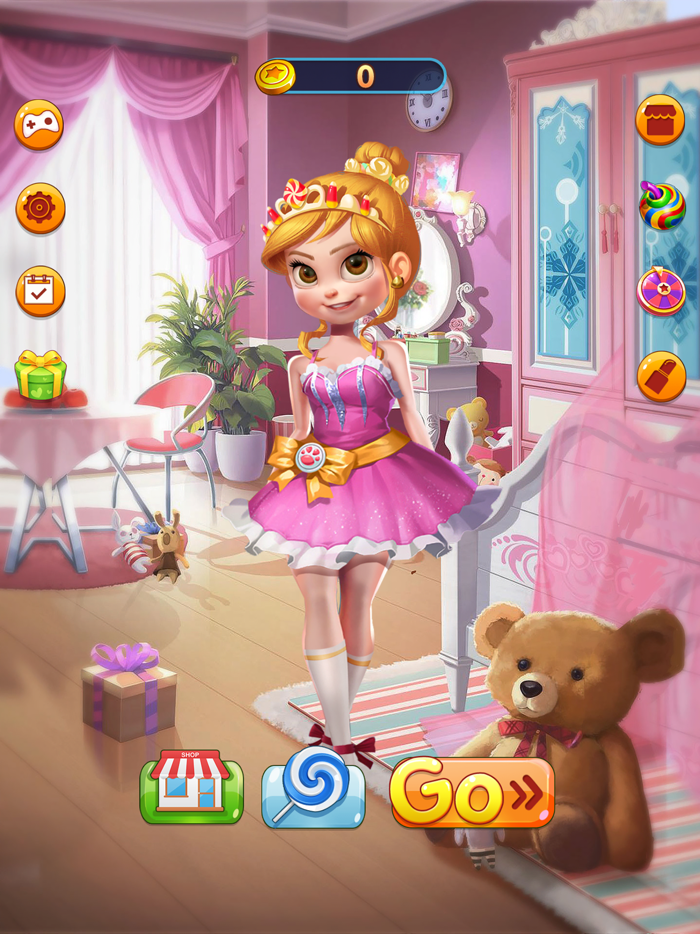 Princess dress up salon games