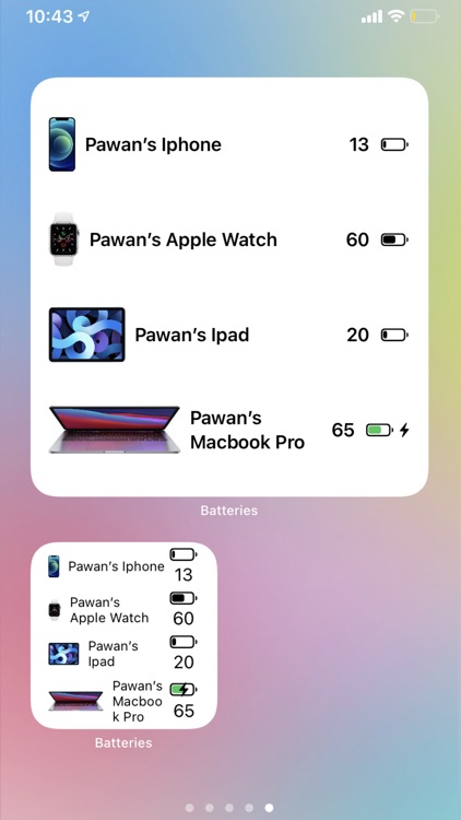 Batteries - Battery Widget