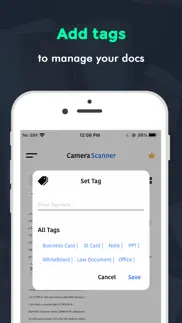 How to cancel & delete camera scanner for iphone 2