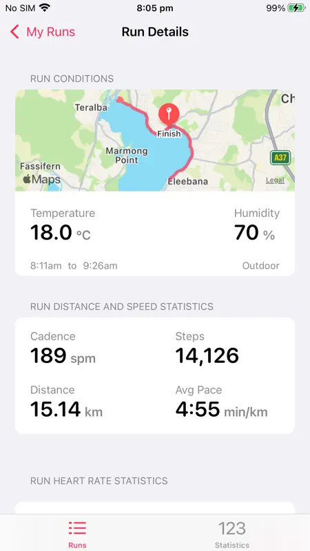 My Run Stats screenshot 1 of 8