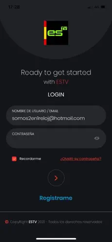 Screenshot 1 ES-TV iphone