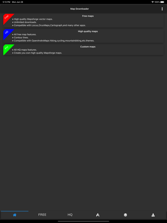 Offline Vector Map Downloader