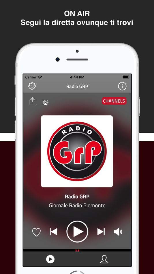 #2. Radio GRP (iOS) 由: RADIO G.R.P. GIORNALE RADIO PIEMONTE S.R.L.