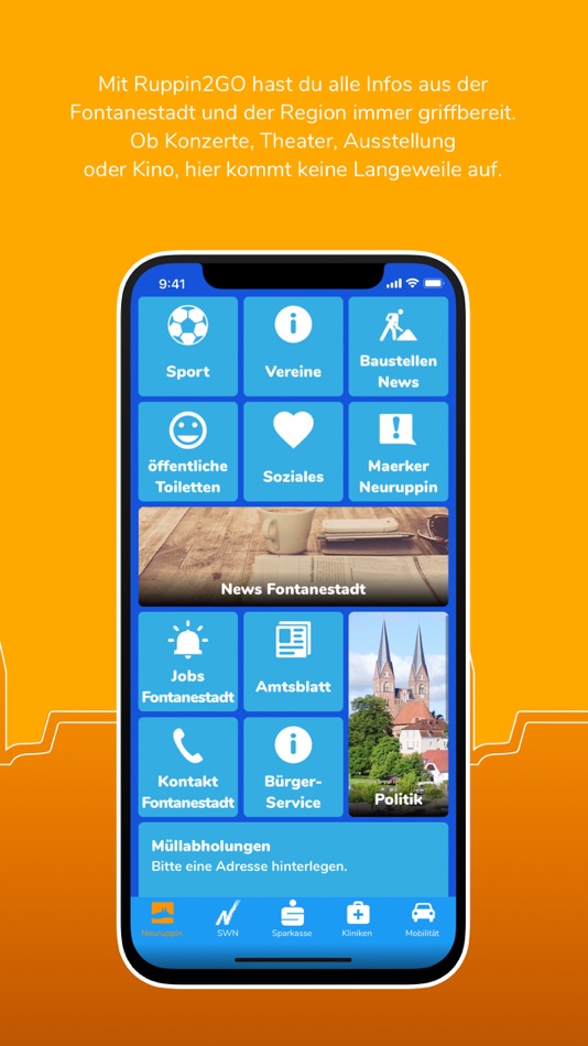 #3. Ruppin2GO (iOS) Podle: Stadtwerke Neuruppin GmbH