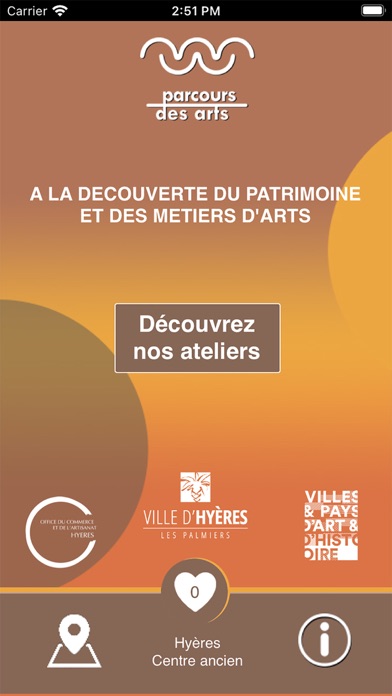 Screenshot #1 pour Hyères Parcours des arts
