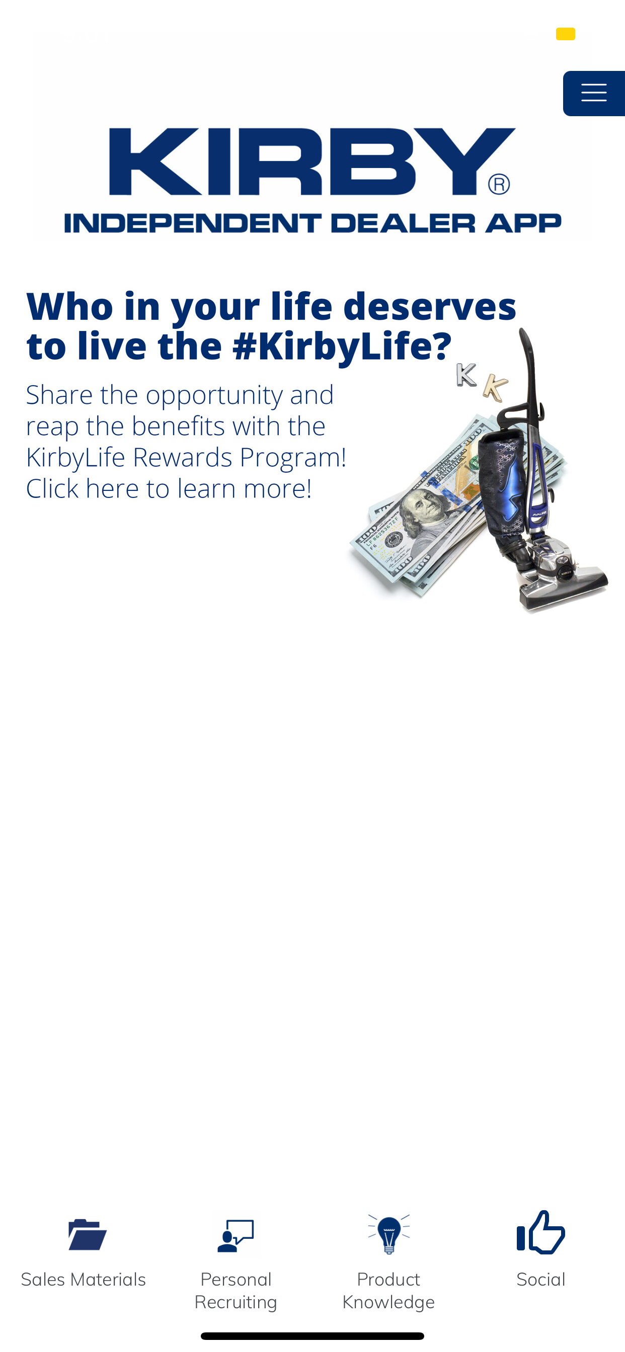 Independent Kirby Dealer App