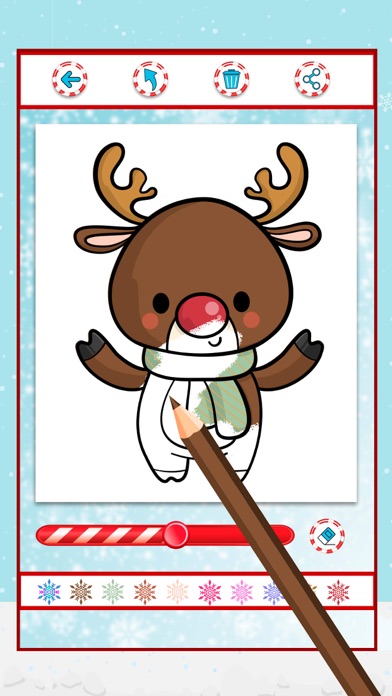 Christmas, coloring pages book Screenshot