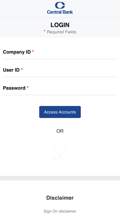 Central Business Mobile Screenshot