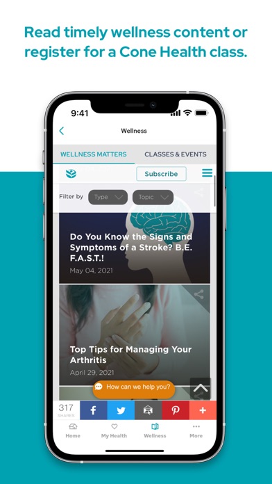 myConeHealth Screenshot