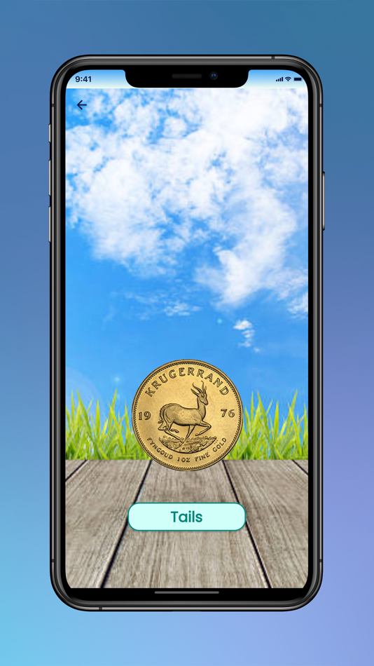 #1. Coin Flip - Head or Tail (iOS) Podle: PT Patel