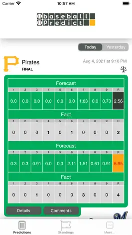 Game screenshot BaseballPredicts mod apk